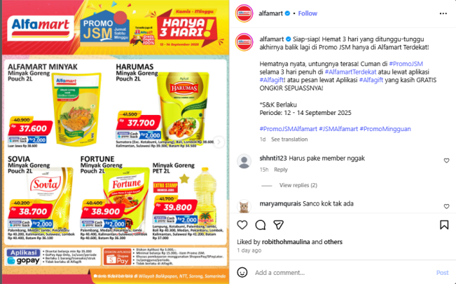 Promo Alfamart (Instagram)